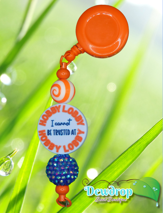 Badge Reel | Crafty Shopper - Double Sided